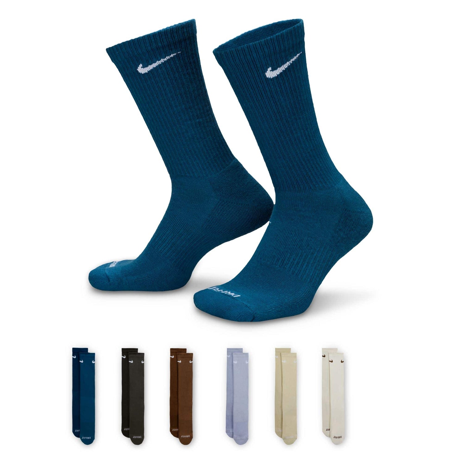 Nike Everyday Plus Cushion Crew Training Socks Nike Blue S