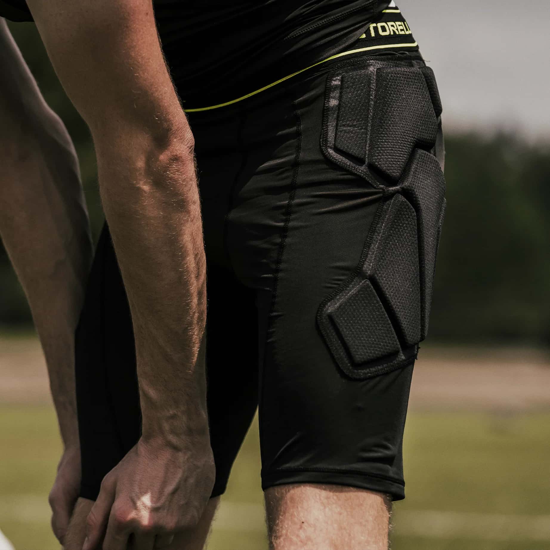 Storelli goalkeeper sliders thigh padding protection shorts