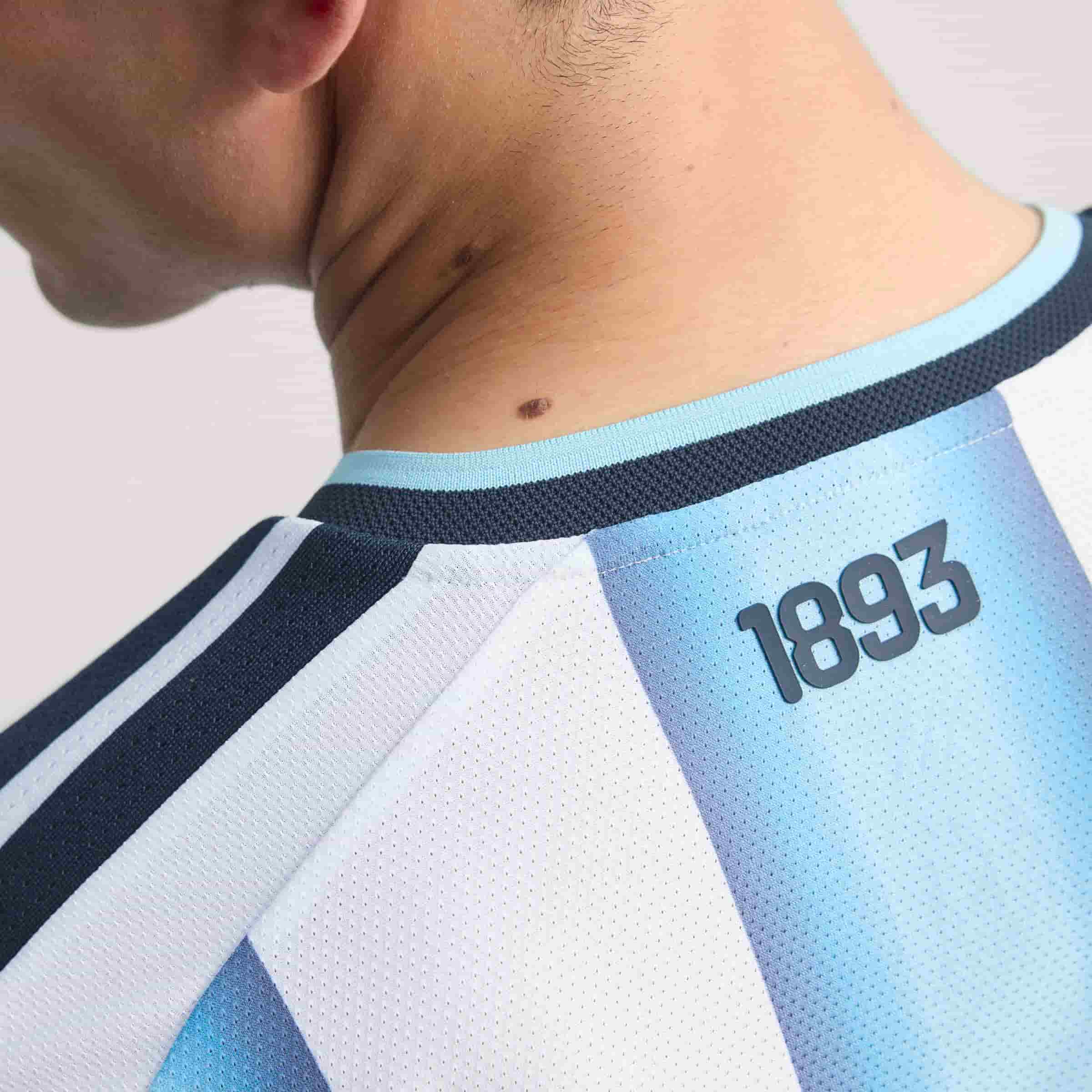 Argentina 26 Home Authentic Jersey Official Jerseys adidas