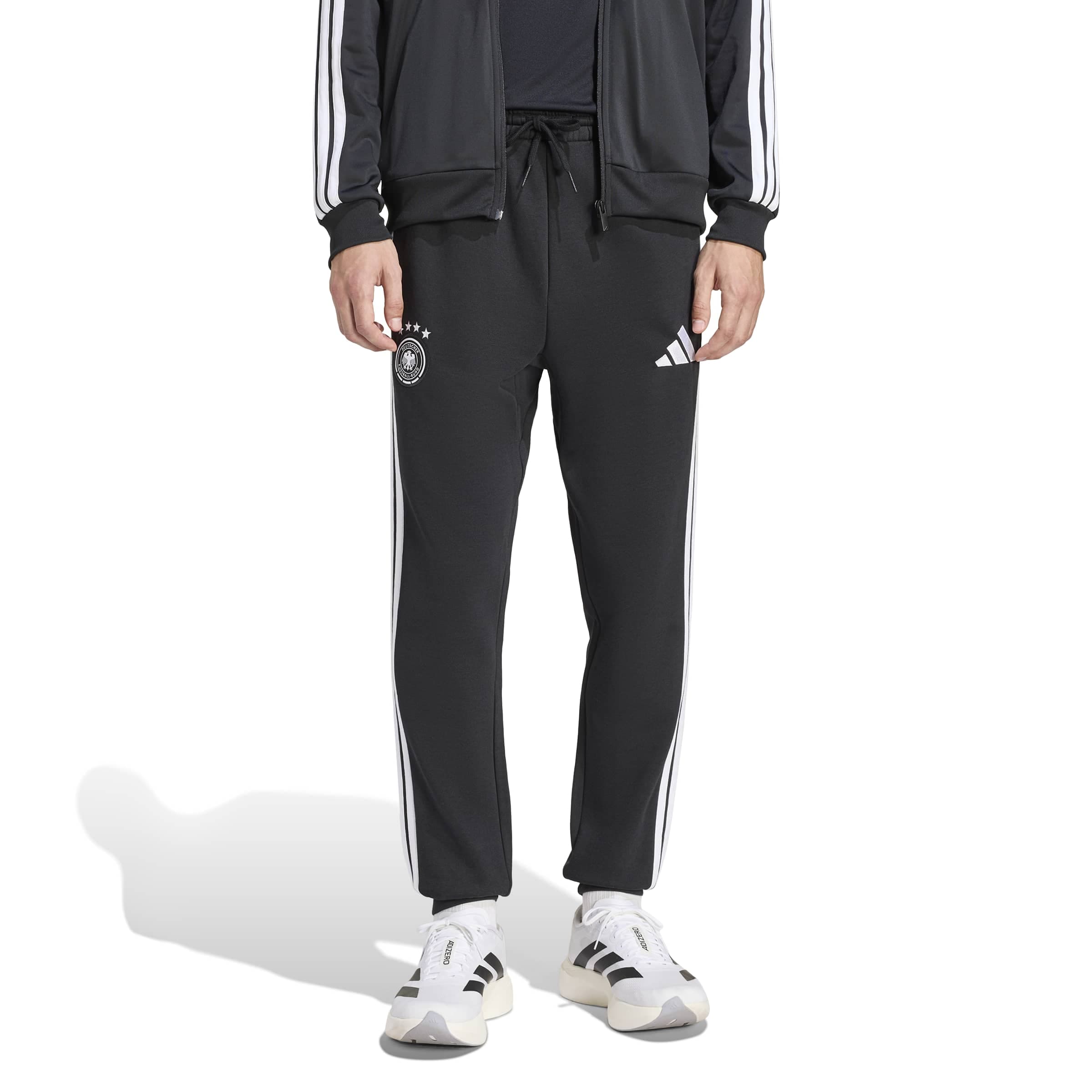 Germany DNA Fleece Tracksuit Bottoms Training Bottoms adidas Black XS