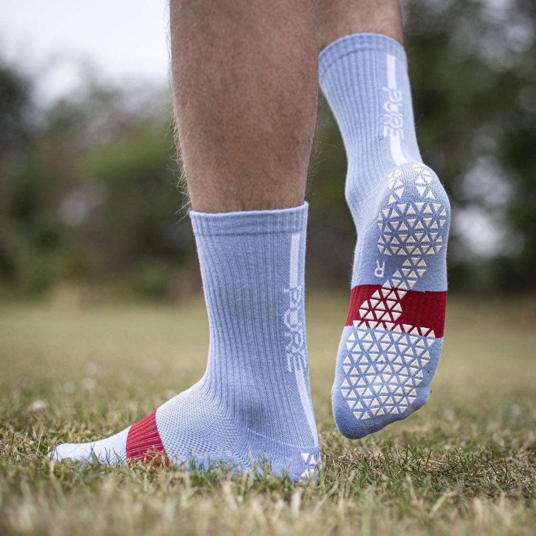 Pure Grip Socks Pro Light Blue Grip Socks Pure Lightblue S
