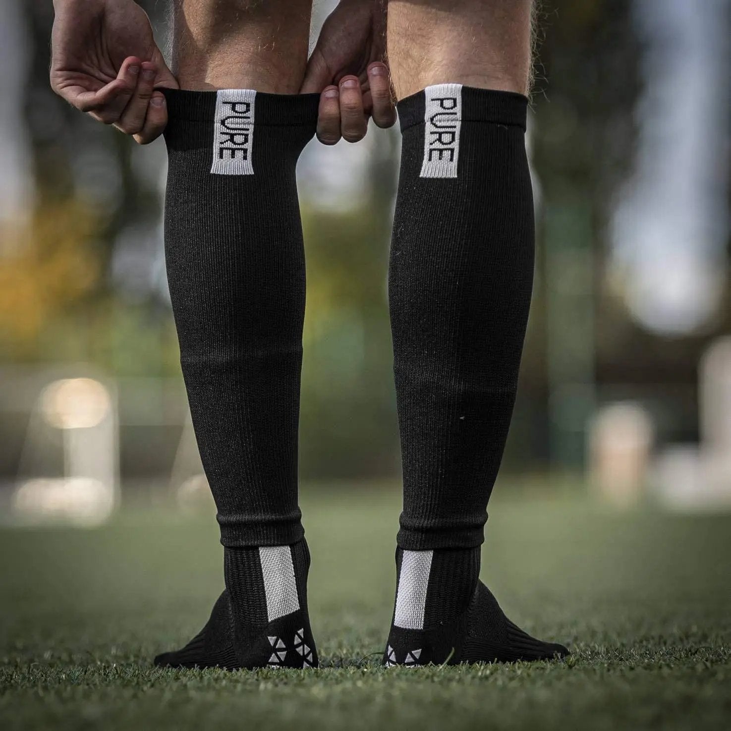 Pure Sleeves Black Soccer Sleeves Pure
