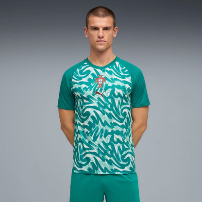 Portugal Warm Up Training Top front view worn by model