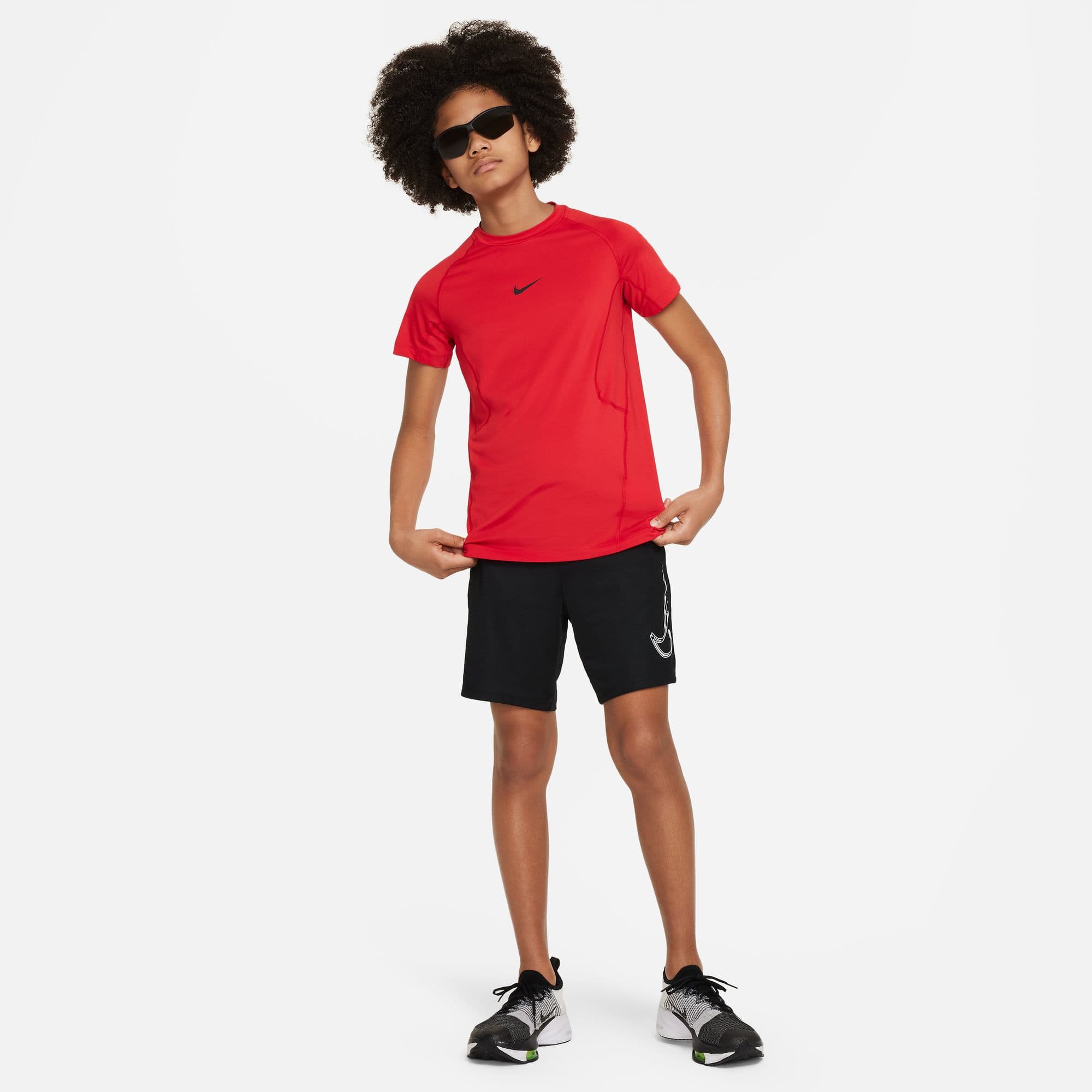 Nike Pro Short Sleeve Training Top Youth Training Tops Nike 