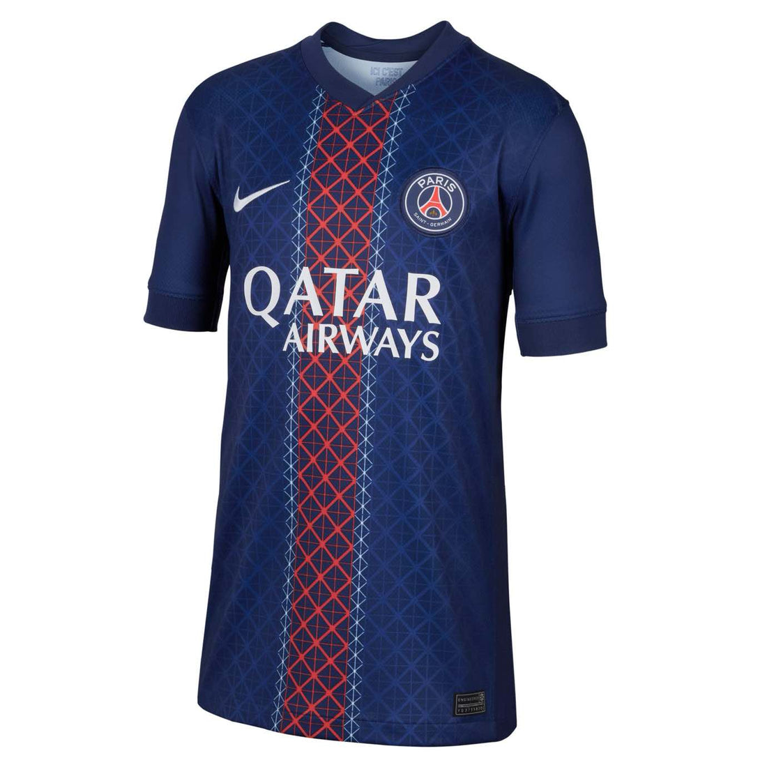 Paris Saint-Germain 2025/26 Stadium Home Jr. Licensed Jerseys Nike Blue YXS 