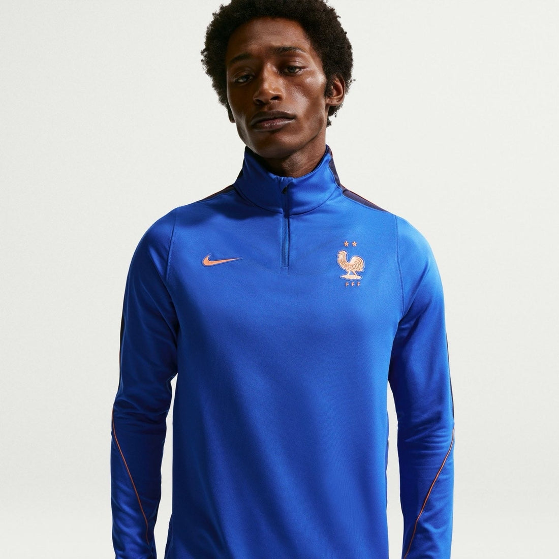 France Strike Drill Training Top Training Tops Nike Blue S