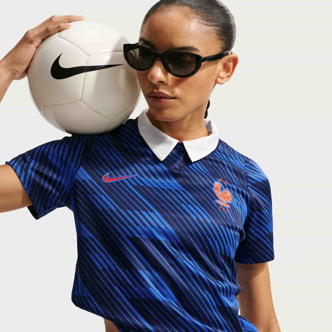 France 2026 Stadium Home Jersey Women front view in blue