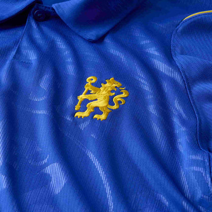Chelsea FC 2026/27 Stadium Home Jersey close-up of club crest