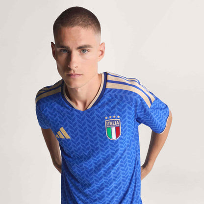 Italy 26 Home Authentic Jersey Official Jerseys adidas Blue S 