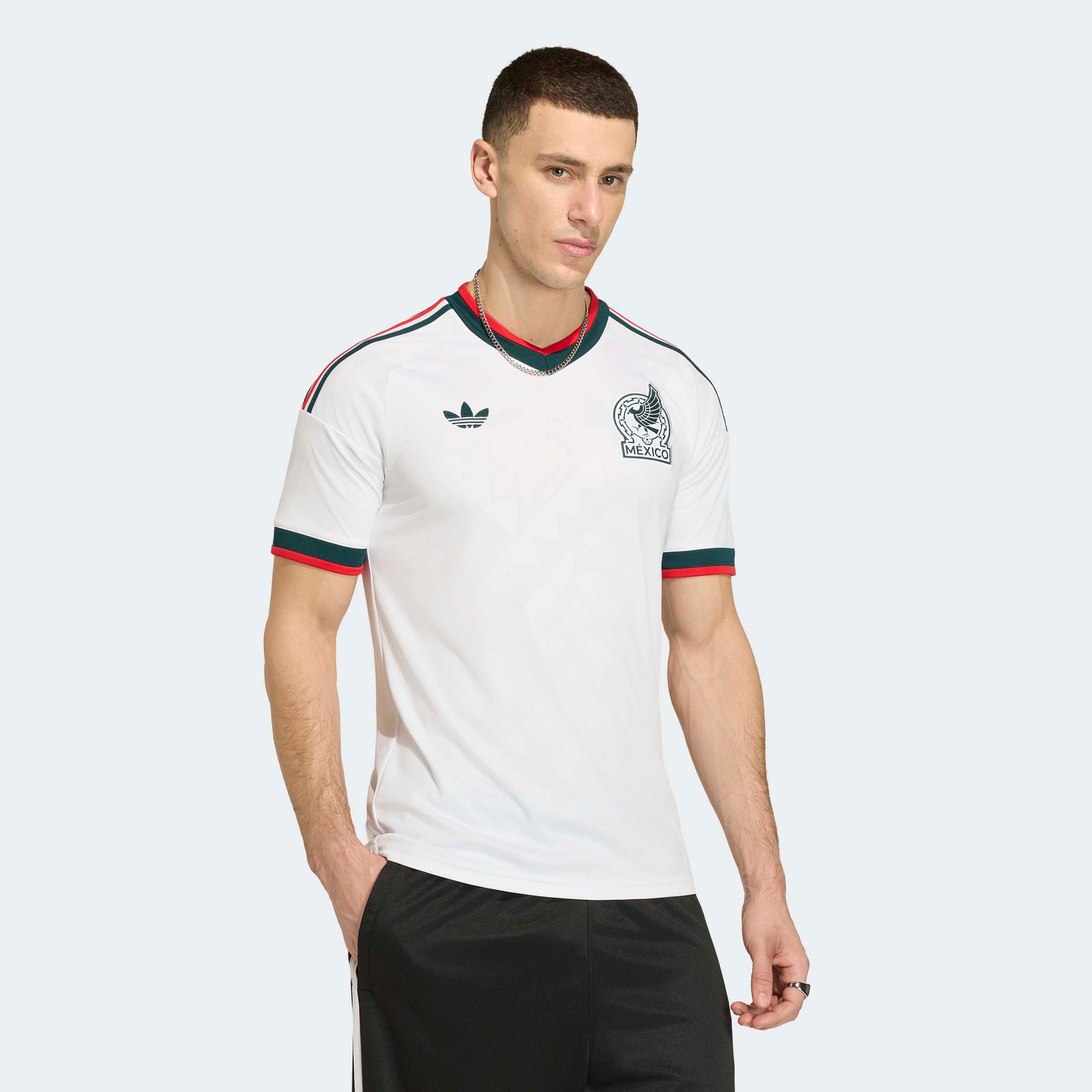 Mexico 2026 Away Jersey Official Jerseys adidas White XS 