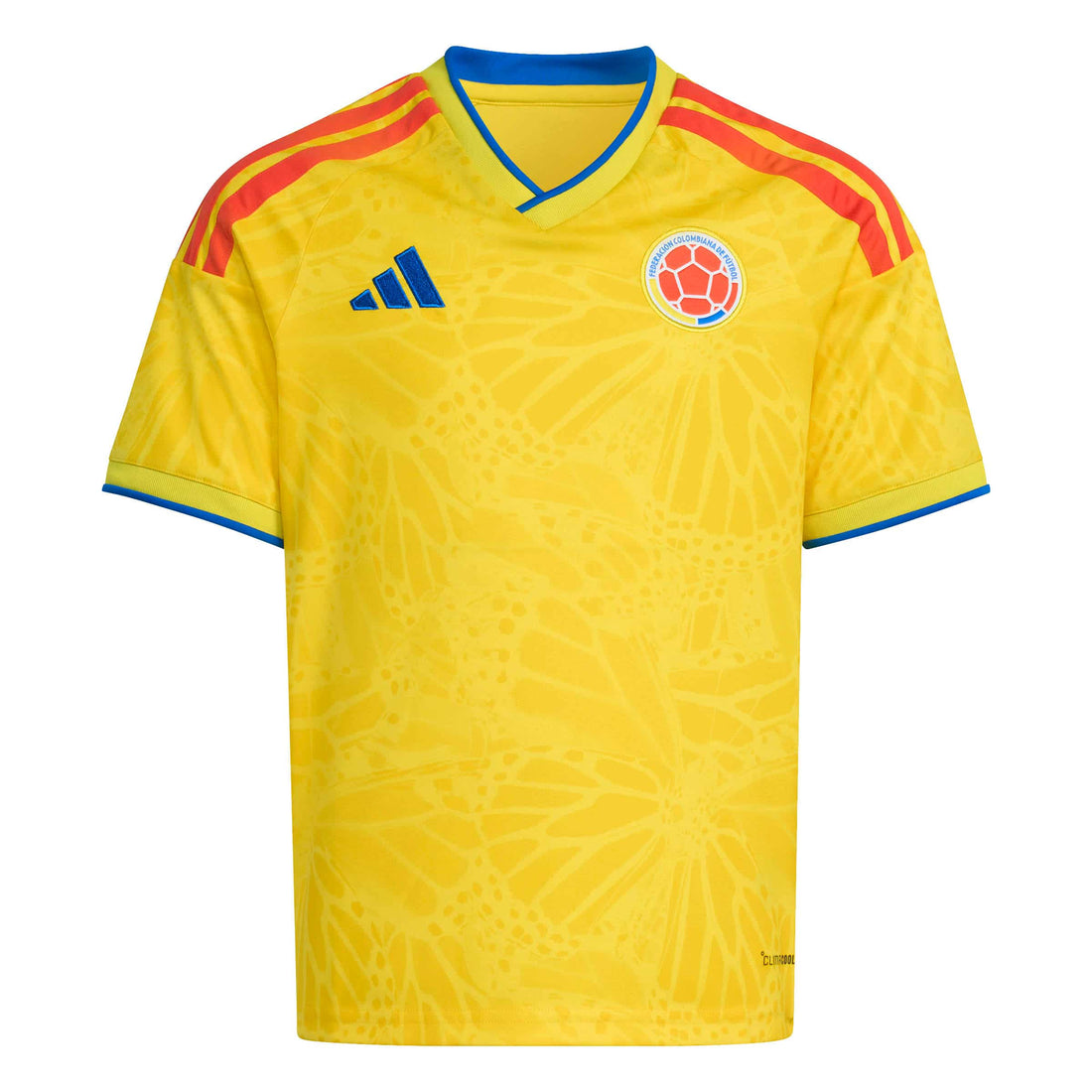 Colombia 26 Home Jersey Jr. Official Jerseys adidas Yellow YXS 