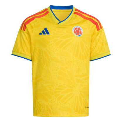 Colombia 26 Home Jersey Jr. Official Jerseys adidas Yellow YXS 