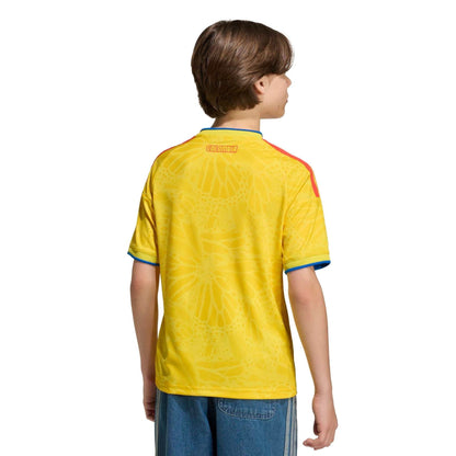 Colombia 2026 Home Jersey Youth Official Jerseys adidas 
