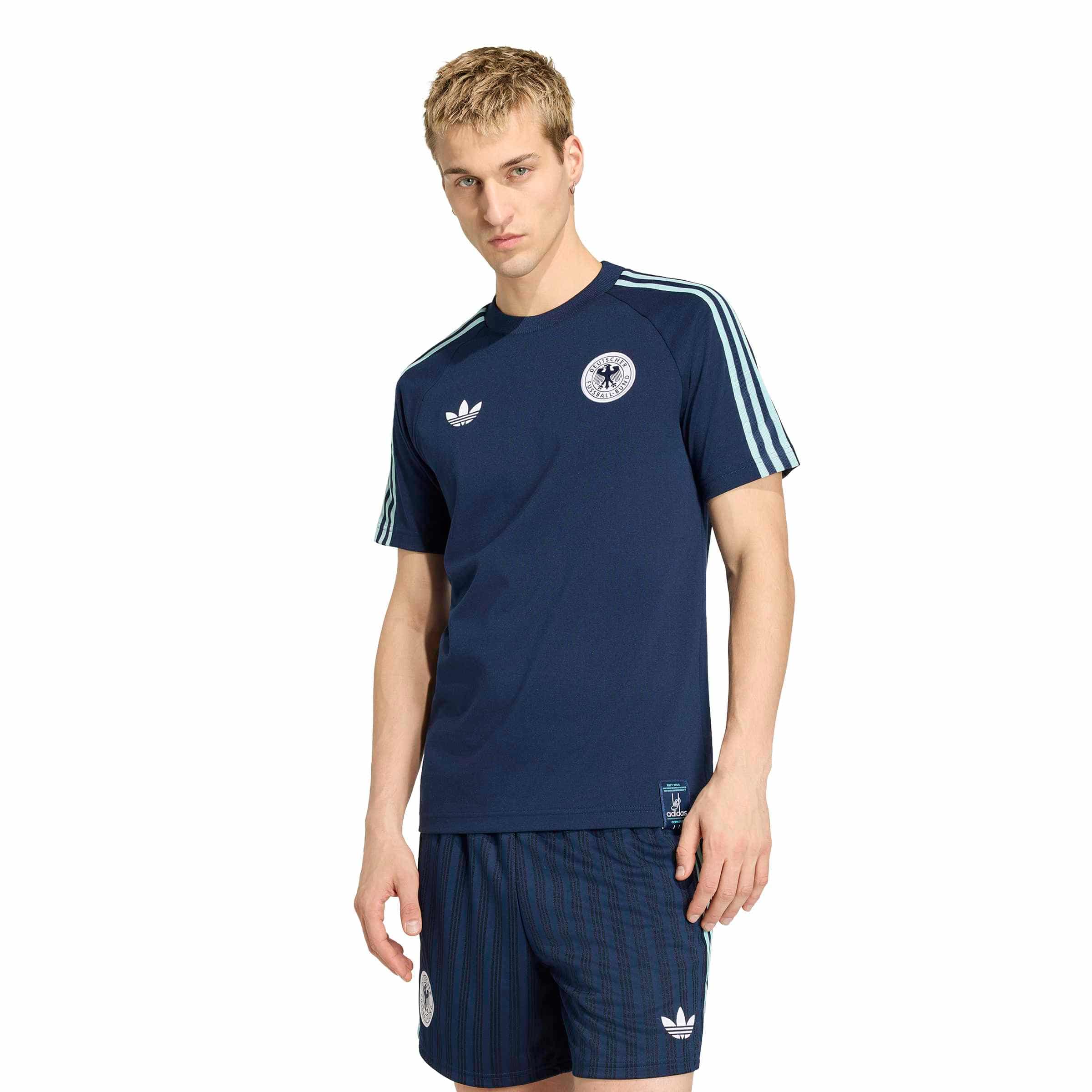 Germany Originals T-Shirt Soccer Jersey Official Jerseys adidas Blue XS 