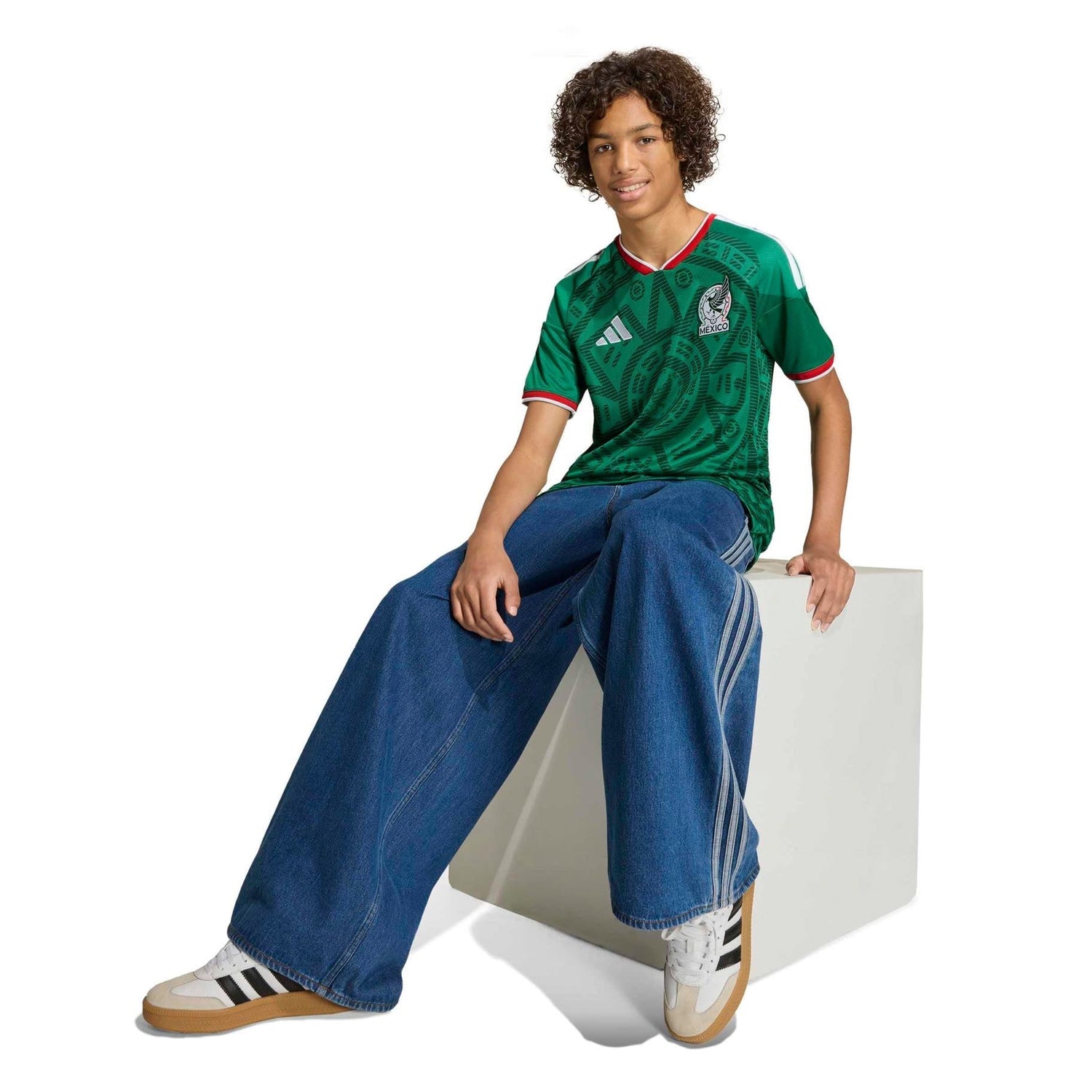 Mexico 2026 Home Jersey Youth Official Jerseys adidas 