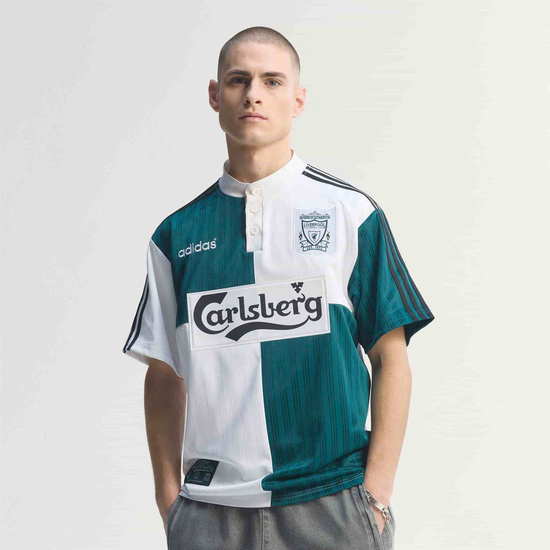 Liverpool FC Away Jersey 95 Official Jerseys adidas White XS