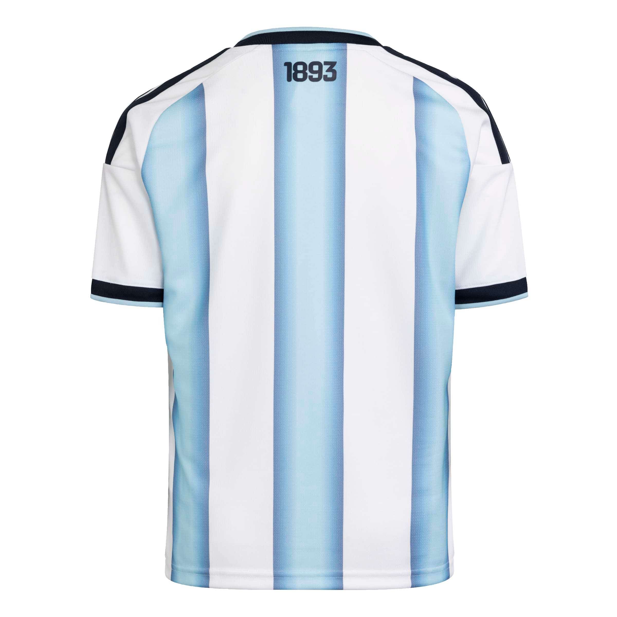 Argentina 26 Home Messi Jersey Jr. Official Jerseys adidas 