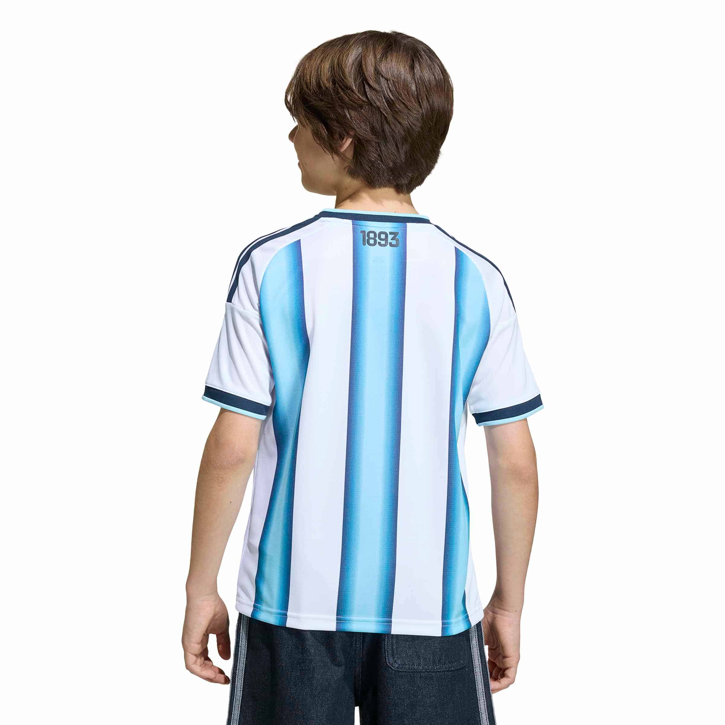 Argentina 26 Home Messi Jersey Jr. Official Jerseys adidas 