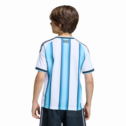Argentina 26 Home Messi Jersey Jr. Official Jerseys adidas 
