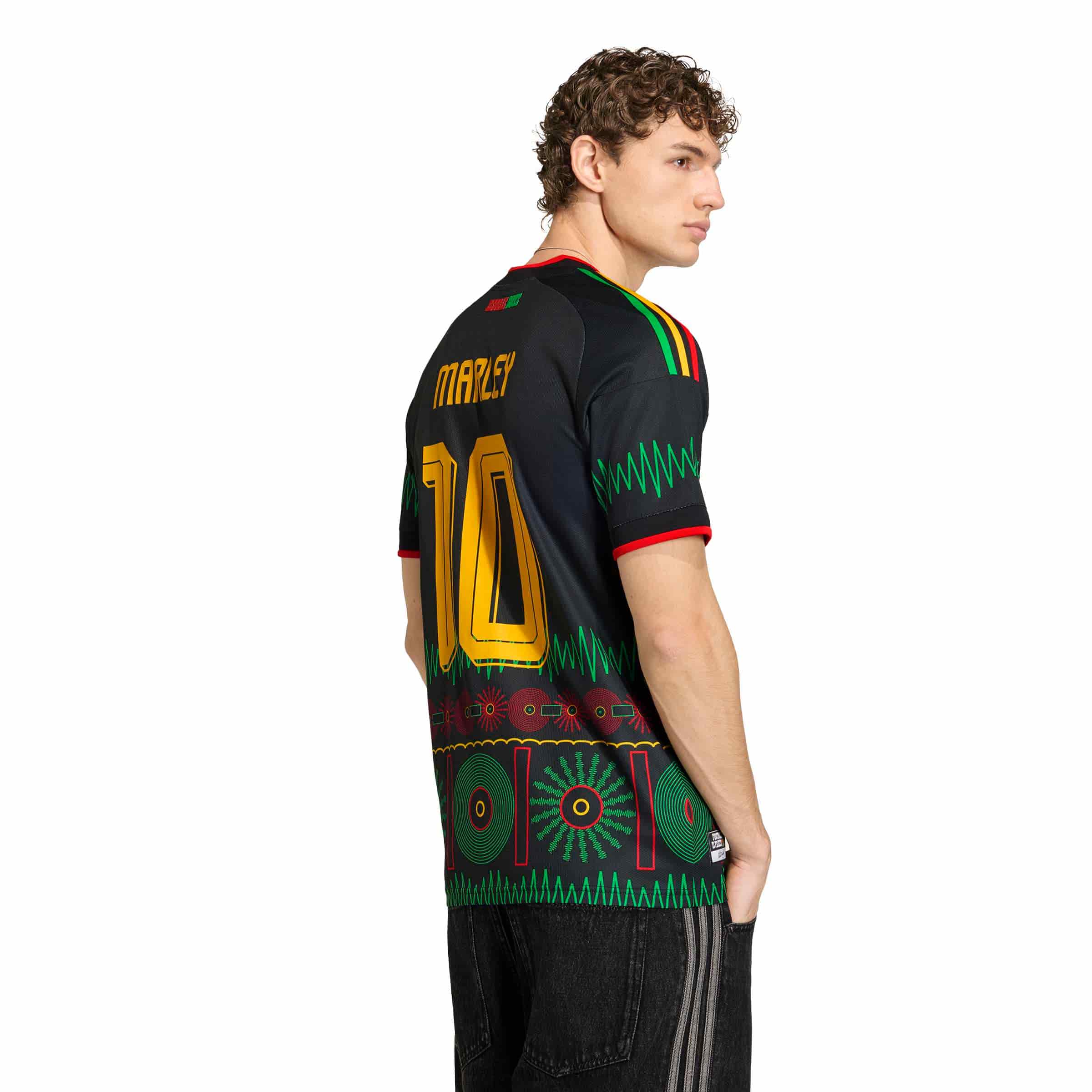 Jamaica 26 x Bob Marley Away Jersey Official Jerseys adidas 