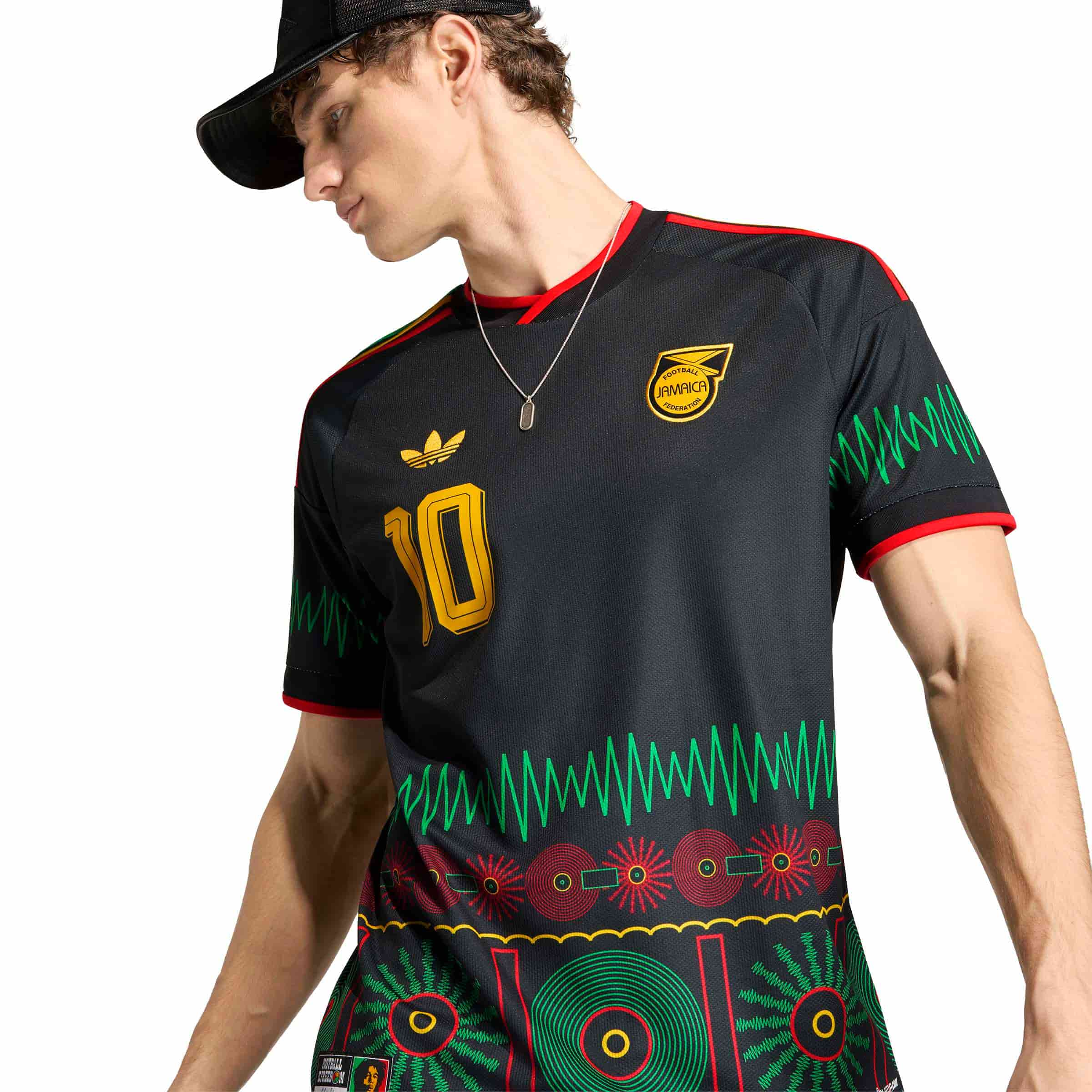 Jamaica 26 x Bob Marley Away Jersey Official Jerseys adidas 