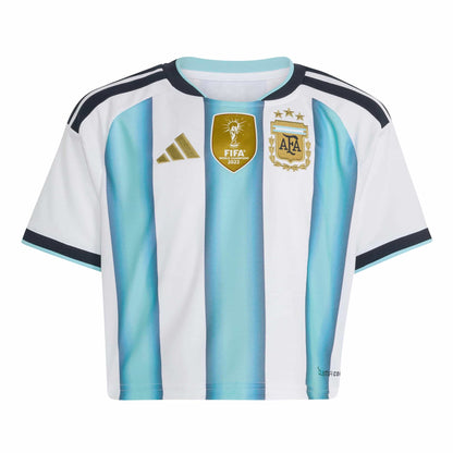 Argentina 26 Home Cropped Jersey Official Jerseys adidas 