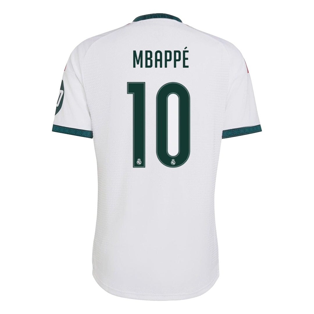 Real Madrid 26/27 Home Jersey Youth Mbappé Official Jerseys adidas White YS 