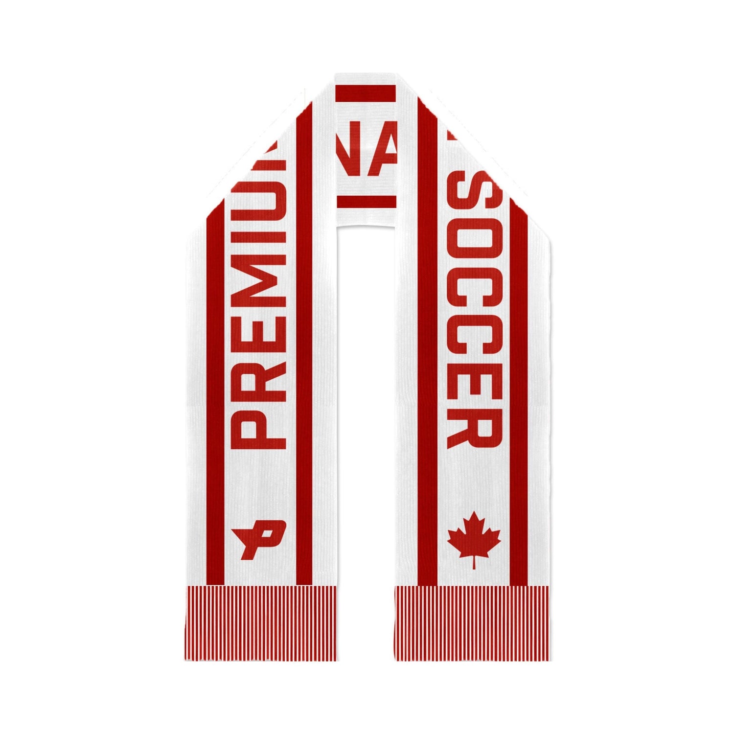 Premium Soccer Scarf Scarves Premium Soccer White ONE SIZE 